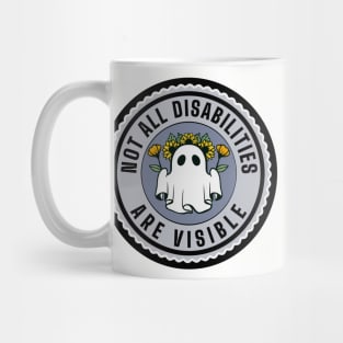 Not all disabilities are visible Blue Mug